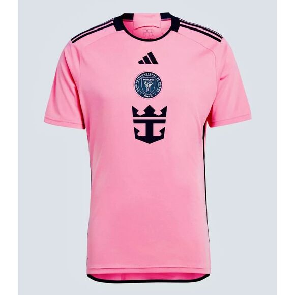 Adidas Inter Miami CF 24/25 Home Jersey Pink Black IU0190 Men's Size 2XL XXL NEW - Picture 1 of 3